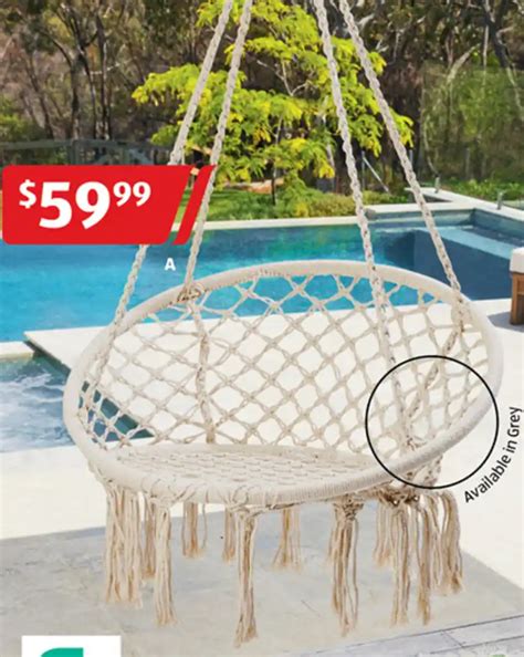 boho hanging chair aldi.